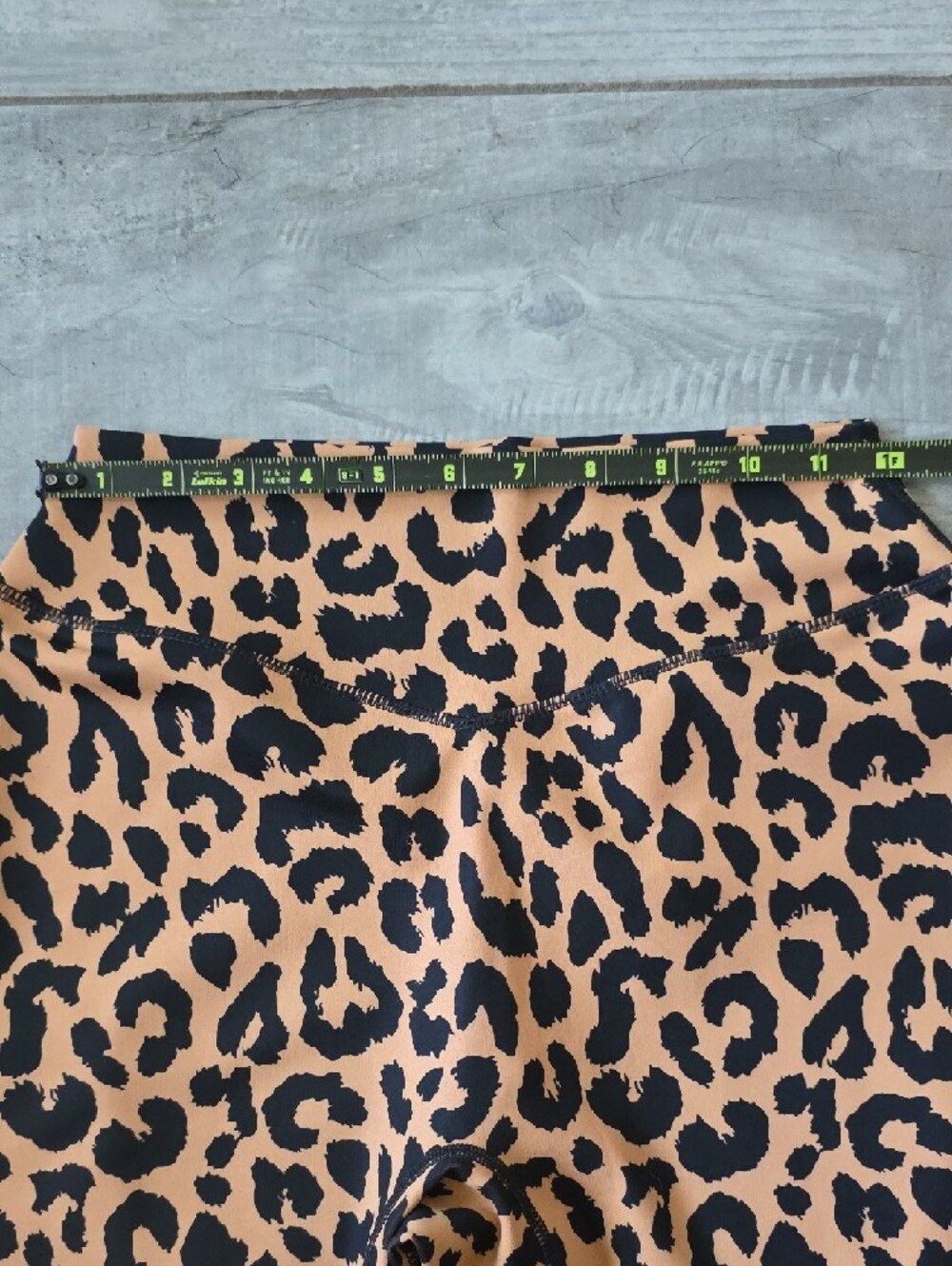 NWOT Balance/Vitality King Cheetah Ascend Leggings - Black on Tan - Picture 5 of 10